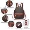Generic Mini Backpack Purse Multi Pocket Small Backpacks Ladies Convertible Shoulder Handbags Designer Travel Backpack - 3 of 4
