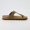 CUSHIONAIRE Women's Leah Cork Footbed Sandal With +Comfort - 4 of 4