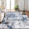 Area Rug Washable Non-Slip Lightweight Floral Vintage Distress Print Rug for Living Room - 2 of 4