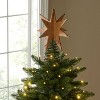 9" Burl Wood Star Tree Topper - Threshold™ designed with Studio McGee - 2 of 3