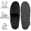 Alpine Swiss Wide Mens Slippers Steve Moccasin House Shoes Memory Foam Insole Corduroy Slip-On Terry Lining Indoor Outdoor Non-Slip Rubber Outsole - 3 of 4