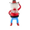 De Carlini Italian Ornaments 7.5 Inch Santa Howdy Christmas Tree Ornament , Cowboy Western Italian (1PC) - 2 of 3