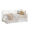 CSBDHome Solid Wood Daybed With Pop-Out Trundle - 2 of 4