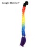 Unique Bargains Helmet Pigtail Braids Ponytail for Motorcycle Multicolored 24" - 4 of 4