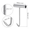 Unique Bargains Stainless Steel T-Handle Kitchen Butcher Shop Meat Boning Hook 4 Pcs - 2 of 3