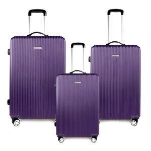 3pc Luggage Set Hardsided Suitcase Expandable Baggage Lightweight Carryon Lockable Spinner - 1 of 4