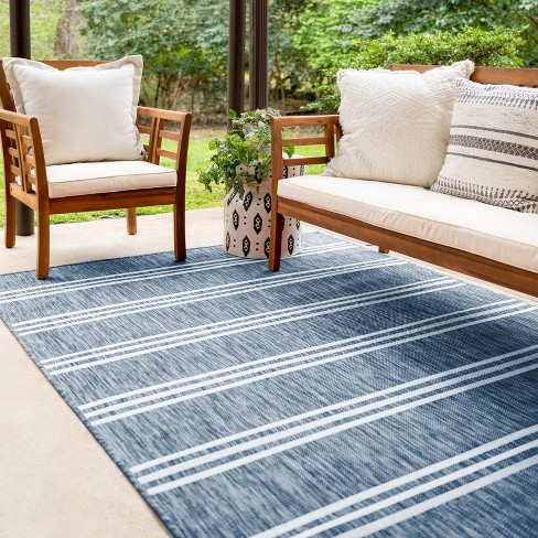 Jill Zarin 7' 10 X 7' 10 Indoor Outdoor Blue Area Rug : Target