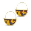 SHINE by Sterling Forever Resin Half Moon Dangle Earrings - 2 of 2