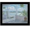 HomeRoots Coastal Porch Black Framed Print Wall Art - 4 of 4