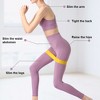 5pcs Fitness Bands Set Latex Tension Belt 600mm Wide Type 5 Levels Resistance Power Training Band Belts 5PCS+Storage Bag - 2 of 4