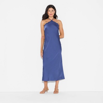 Women’s Lace Trim Maxi A-Line Dress – Wild Fable