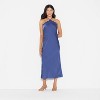 Women's Lace Trim Maxi A-Line Dress - Wild Fable™ Blue - 2 of 3