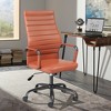 Studio 55D Primero Red Clay Faux Leather Adjustable Office Chair - 2 of 4