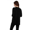 Women's Polka Dot Sleeve Ribbed Open Cardigan - ANGEL - 2 of 3