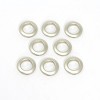 Dritz Set of 8 Home 1" Curtain Grommets Champagne: Plastic Sewing Fasteners, Silver, Grommet Kit for Curtains - 2 of 4