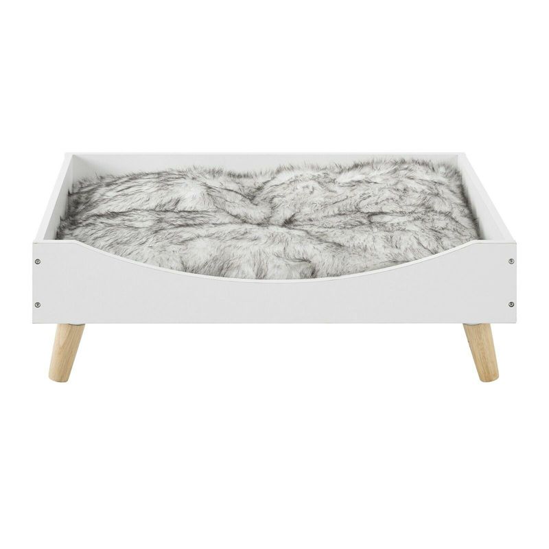 Sam's Pets Chauncy 9" White Cat Bed, 3 of 6