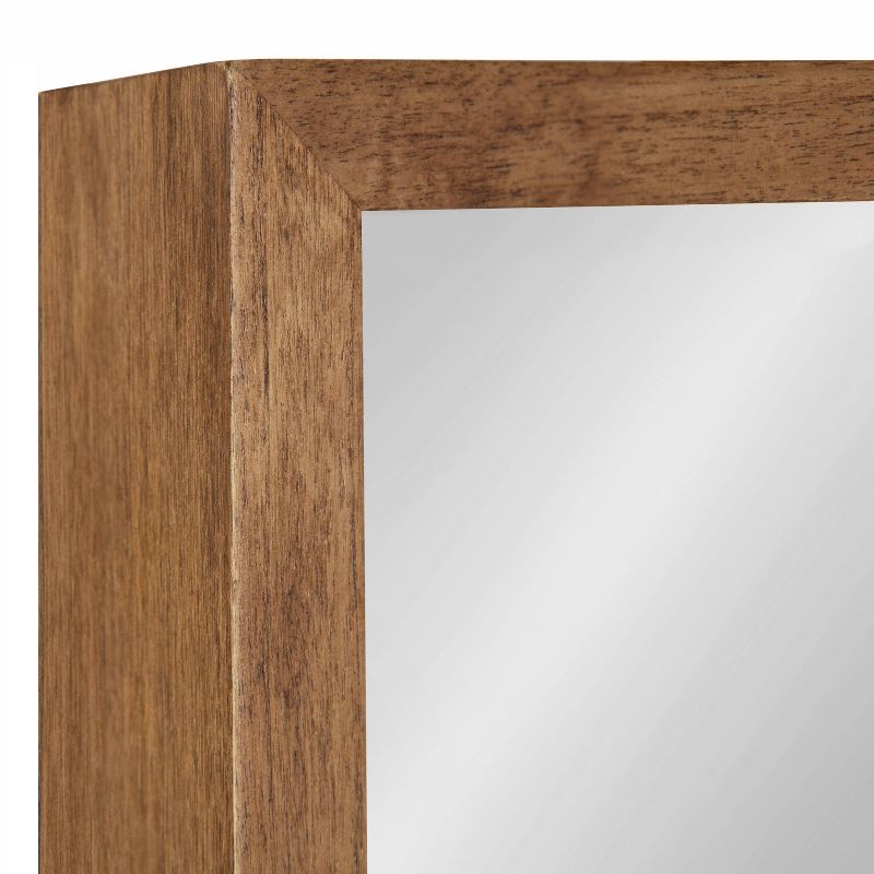 30&#34; x 30&#34; Hutton Square Wall Mirror Rustic Brown - Kate &#38; Laurel All Things Decor, 6 of 9