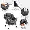 Lazy Chair Modern Soft Comfortable Reading Lounge, Accent Sofa Chair with Armrest Side Pocket, Ergonomic Design for Living Room Bedroom Dorm Office - 4 of 4