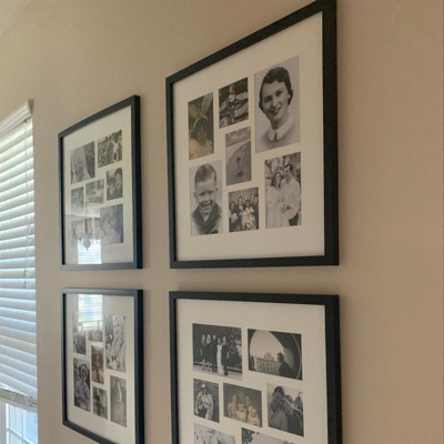 Thin Collage Frame Holds Four 4 x 6 Photos Black - Room Essentials™