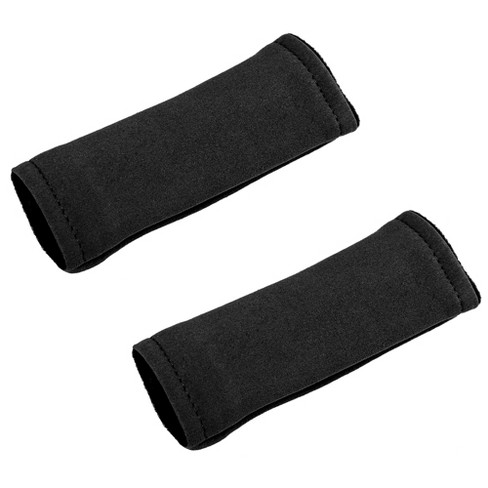 Unique Bargains Universal Suede Soft Car Door Handle Cover Black 2 Pcs ...