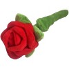 FOUFIT Hide 'n Seek Florals Plush Rose Valentine's Toy for Dogs - Red - 3 of 3