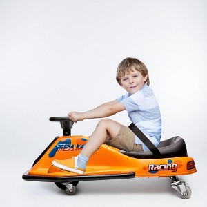 24V Electric Drift Go-Kart for Kids Ages 3-12 with 1:1 Steering Ratio, Rear-Wheel Drifts¨C Safe & Durable Ride-On Kart - 1 of 4