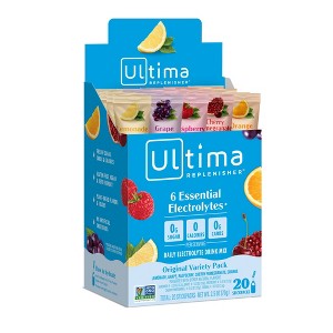 Ultima Replenisher Electrolyte Vegan Drink Mix Variety Box - 20ct - 1 of 4