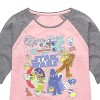 Girls' - Star Wars - Easter Sticker Shirt Tail Raglan Graphic T-shirt - 2 of 4