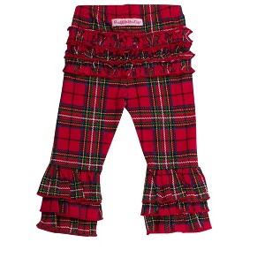 RuffleButts Toddler Girls Ruffle Flare Pants - 1 of 2