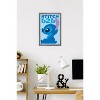 Trends International Disney Lilo & Stitch (2002) - Stitch Minimalist Profile Framed Wall Poster Prints - 2 of 4