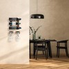 Sorbus Wall Mounted Wire & Mahogany Wood Glass Stemware Rack Set - for Wine Glasses, Champagne Glasses, and Drinkware - 2 of 4