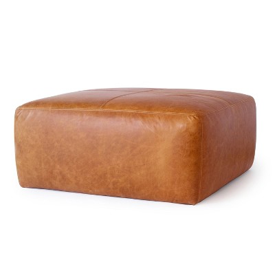 Yosemite Ottoman Cognac Tan - Poly & Bark