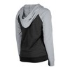 MLB Miami Marlins Women's Lightweight Bi-Blend Hooded Sweatshirt - 4 of 4