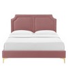 Modway Novi Performance Velvet Twin Bed - 4 of 4