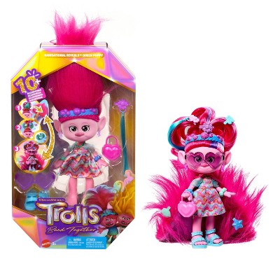 Dreamworks Trolls Band Together Trendsettin Trio Fashion Dolls With Queen  Poppy Spruce Bruce & Floyd : Target