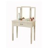 Brassex Leilani Vanity Table Set - image 3 of 4