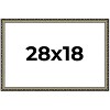 PosterPalooza | 28x18 Wood Antique Frame with UV Acrylic, 4 Finishes: Bronze, Gold, Silver, and Black - 2 of 4