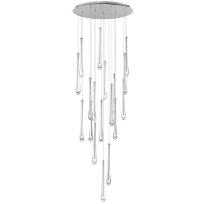 ET2 Lighting Stillo 18 - Light Pendant in  Satin Nickel