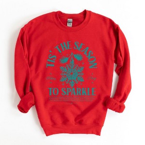 Simply Sage Market Women's Graphic Sweatshirt Season To Sparkle - 1 of 4