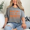 Simply Sage Market Basketball Is My Favorite Season Garment Dyed Tee - 2 of 4