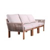 Brendina Outdoor 3-Seater Sofa - OD1089310 - Natural w/ Gray Cushions - SEI - 3 of 4