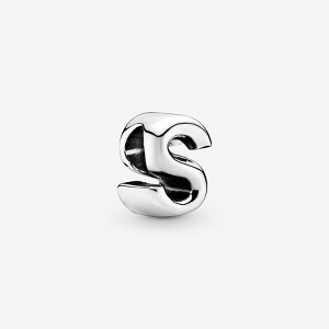 Pandora Sterling Silver Letter S Alphabet Charm - 1 of 4