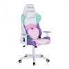 Gaming Chair with Adjustable Arms, Reclining Back, Lumbar Support Kawaii Style for Gaming Setup or Streaming -3irtyhousy - 2 of 4