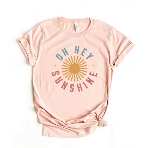 Simply Sage Market Women's Oh Hey Sunshine Short Sleeve Graphic Tee - image 1 of 3