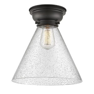 Cone - 1 Light Flush Mount In Industrial Style-11.4 Inches Tall and 12 Inches Wide - 1 of 1