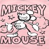 Girls' - Disney - Mickey Mouse Classic Sketch Shirt Tail Raglan Graphic T-shirt - 2 of 4
