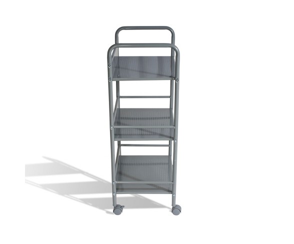 3 Tier Kitchen Cart Gray Moon - urb SPACE