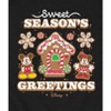 Men's - Disney - Sweet Seasons Greetings Mickey And Minnie Graphic Fleece Sweatshirt - 2 of 4