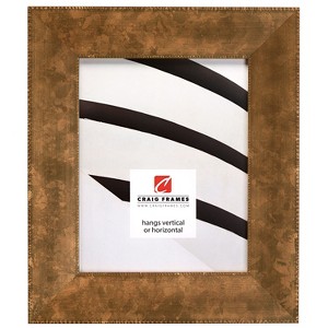 Patina Distressed Copper and Black Picture Frame - 1 of 4