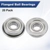 Unique Bargains Chrome Steel Durable Multipurpose Use Flanged Ball Bearing - 4 of 4